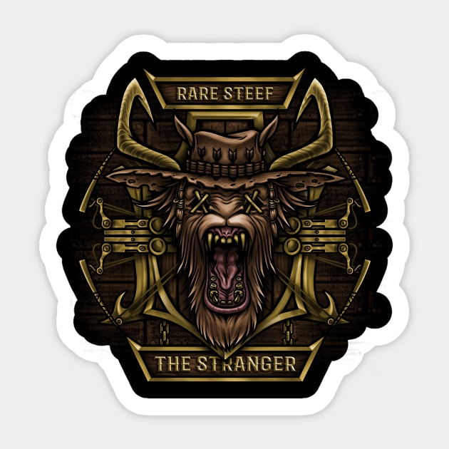 Wanted: Dead or Alive Sticker by Punksthetic